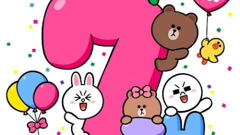 LINE Celebrating 7 Year