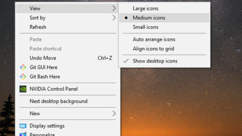 Resize Desktop Icons In Windows