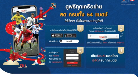 ดูบอลโลกฟรีกับ True ID